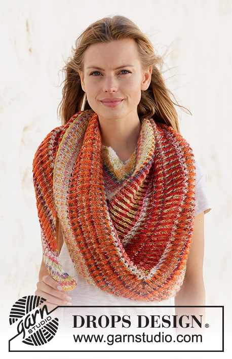 Phoenix Wrap Drops Mod Les Tricot Gratuits De Drops Design