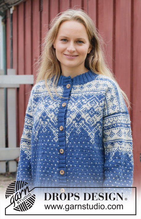 Evening Star Cardigan DROPS 254 24 Modèles tricot gratuits de DROPS