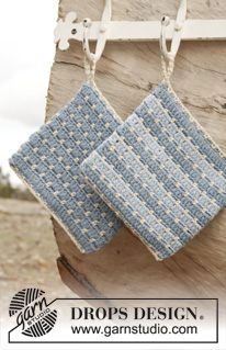 Potholders & Trivets / DROPS Extra 0-1128