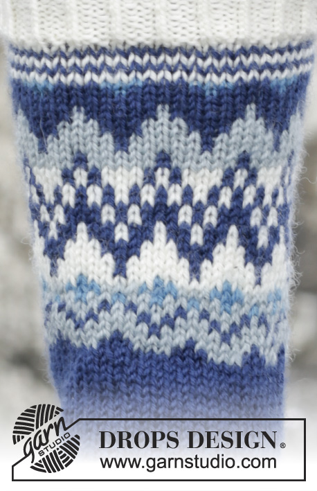 Ólafur Socks / DROPS Extra 0-1147 - DROPS Karisma või Merino Extra Fine lõngast kootud Norra mustriga sokid suurustele 35 kuni 46