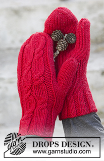 Christmas Mittens / DROPS Extra 0-1207