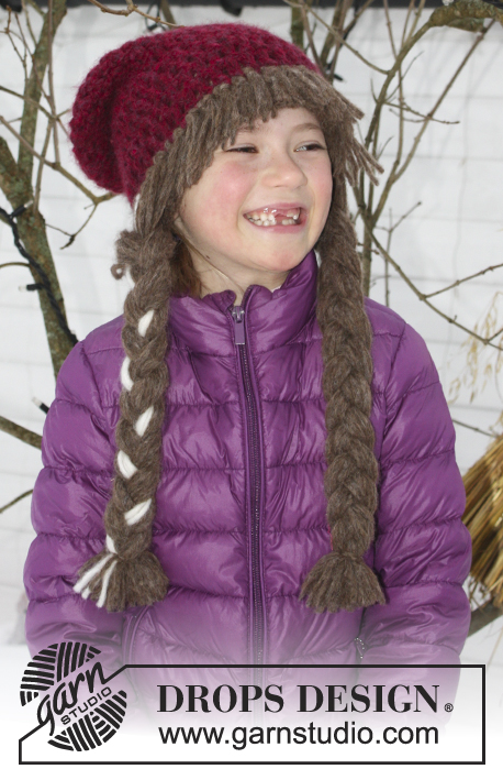 anna hat with braids