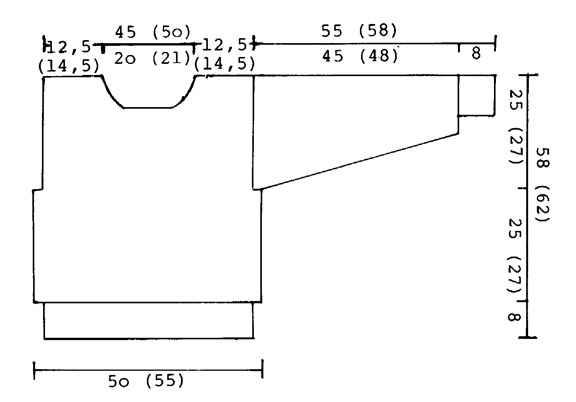 Diagram measurements for DROPS Extra 0-128