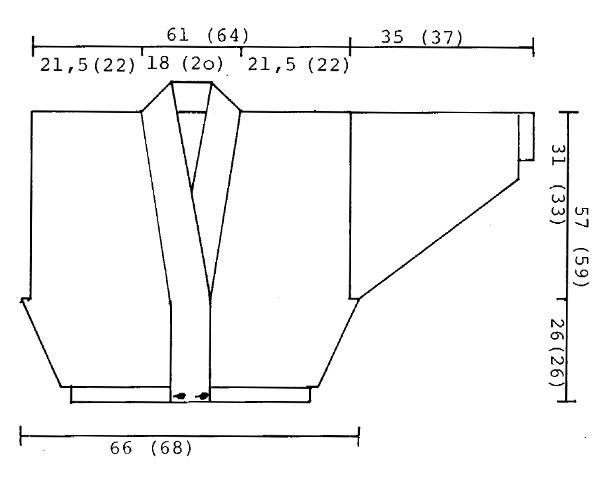 Diagram measurements for DROPS Extra 0-129