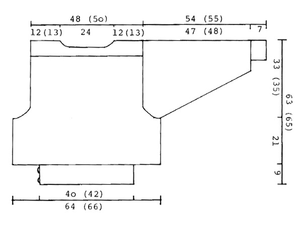 Diagram measurements for DROPS Extra 0-131
