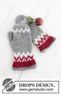 Christmas Mittens / DROPS Extra 0-1328