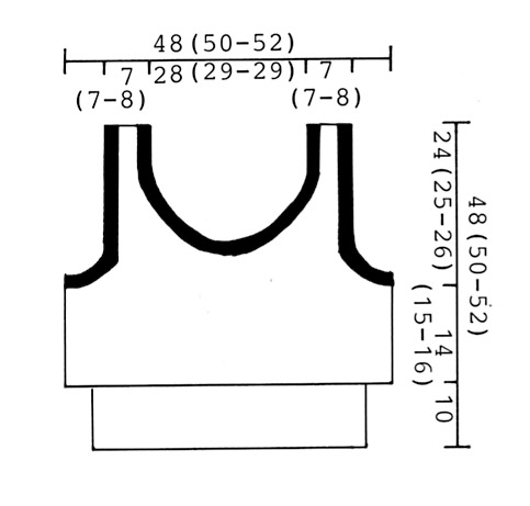 Diagram measurements for DROPS Extra 0-135