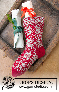 Christmas Wreaths & Stockings / DROPS Extra 0-1393