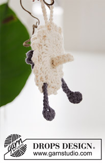 Rocking Sheep / DROPS Extra 0-1424 - Gehaakt schaap in DROPS Paris. Thema: Pasen.