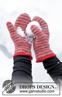 Christmas Mittens / DROPS Extra 0-1430