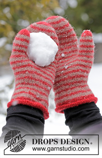 Christmas Mittens / DROPS Extra 0-1430