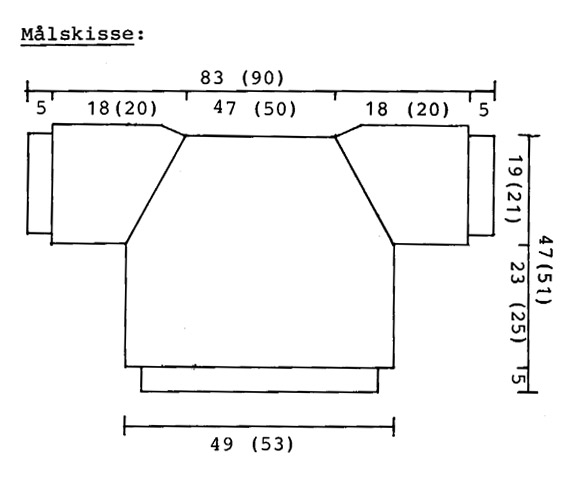 Diagram measurements for DROPS Extra 0-151