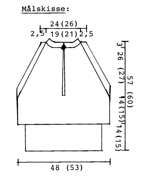 Diagram measurements for DROPS Extra 0-152
