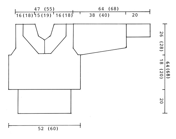 Diagram measurements for DROPS Extra 0-153
