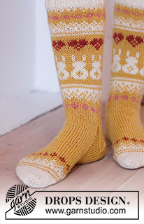 Halvhöga sockar / DROPS Extra 0-1536