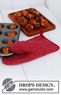 Christmas Potholders & Trivets / DROPS Extra 0-1550