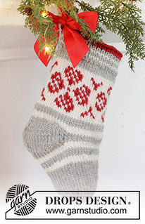 Christmas Wreaths & Stockings / DROPS Extra 0-1573