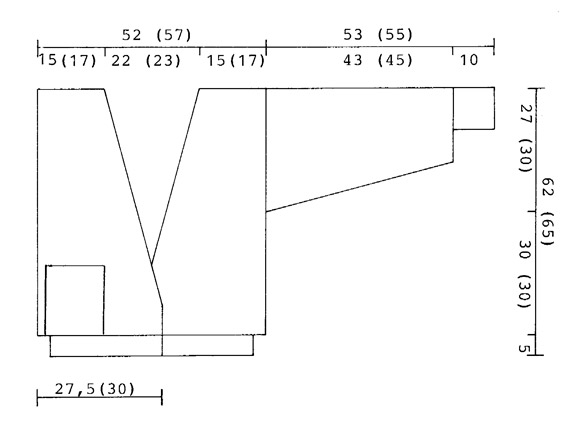 Diagram measurements for DROPS Extra 0-162