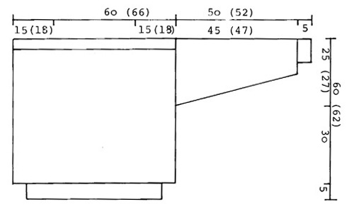 Diagram measurements for DROPS Extra 0-173