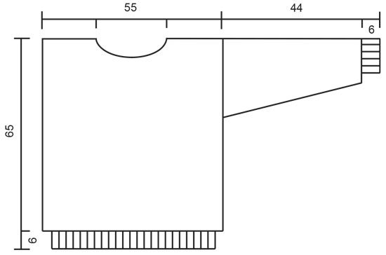 Diagram measurements for DROPS Extra 0-186