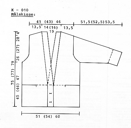 Diagram measurements for DROPS Extra 0-207