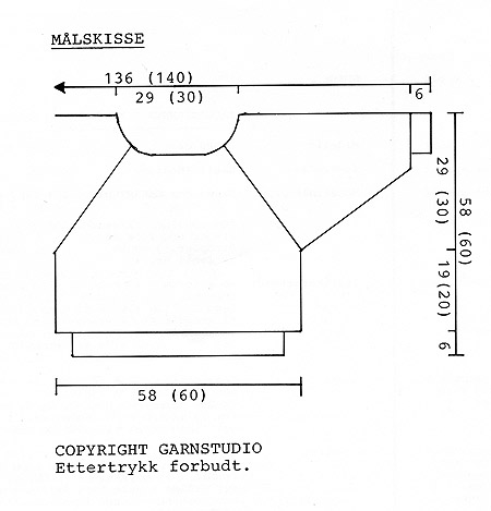 Diagram measurements for DROPS Extra 0-208