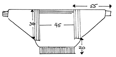 Diagram measurements for DROPS Extra 0-224
