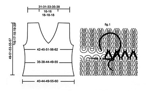 Diagram measurements for DROPS Extra 0-384