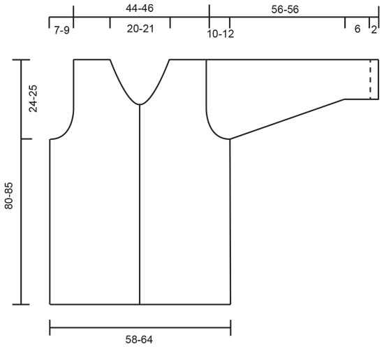Diagram measurements for DROPS Extra 0-40
