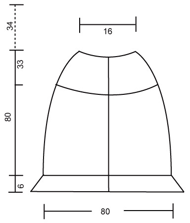 Diagram measurements for DROPS Extra 0-450