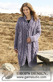 Jackets & Cardigans / DROPS Extra 0-554