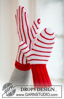 Christmas Mittens / DROPS Extra 0-572