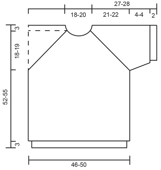 Diagram measurements for DROPS Extra 0-59