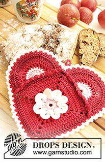 Christmas Potholders & Trivets / DROPS Extra 0-739