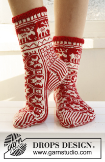 Christmas Socks & Slippers / DROPS Extra 0-789