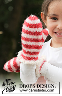 Christmas Mittens / DROPS Extra 0-796