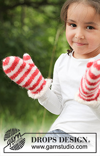 Christmas Mittens / DROPS Extra 0-796