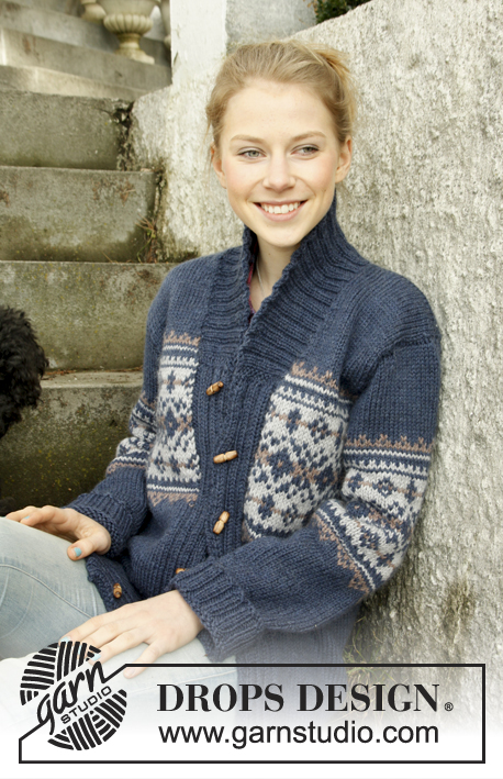 Blue Mountain / DROPS Extra 0-817 - Free knitting patterns by DROPS Design
