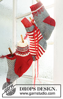 Christmas Wreaths & Stockings / DROPS Extra 0-855