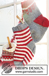 Christmas Wreaths & Stockings / DROPS Extra 0-855