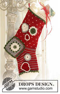 Christmas Wreaths & Stockings / DROPS Extra 0-857