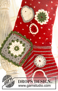 Christmas Wreaths & Stockings / DROPS Extra 0-857