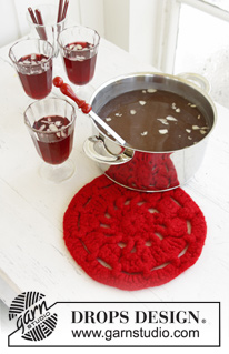 Christmas Potholders & Trivets / DROPS Extra 0-870