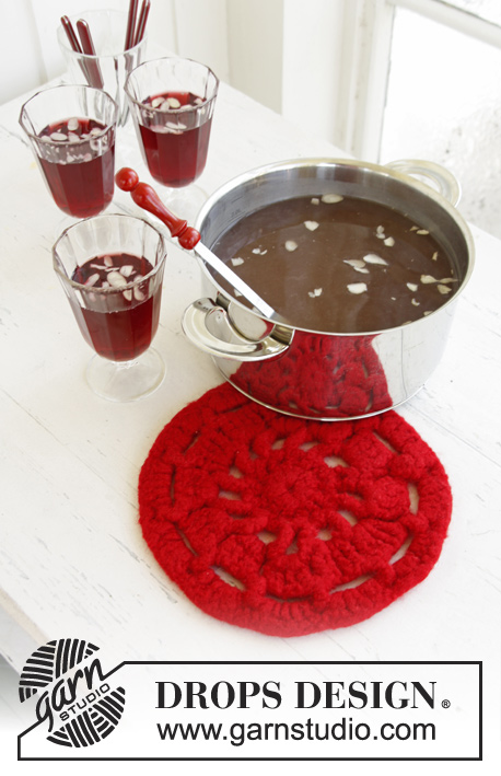 Christmas Potholders & Trivets / DROPS Extra 0-870