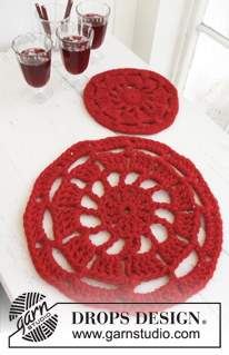 Christmas Potholders & Trivets / DROPS Extra 0-870