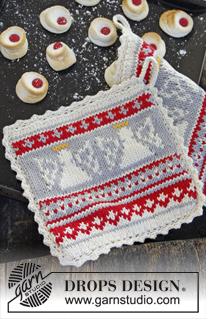 Christmas Potholders & Trivets / DROPS Extra 0-994
