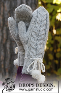 Christmas Mittens / DROPS Extra 0-997