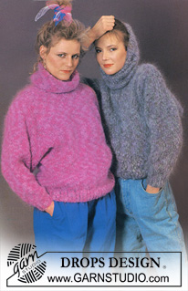 DROPS 1-11 - DROPS jumper with turtle neck in “Magia”. Size  M.