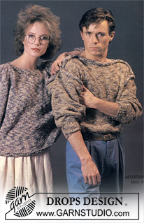 DROPS 1-3 - DROPS jumper in “Marrakech”. Ladies and Men’s size M.