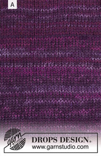 Eclipse / DROPS 102-18 - Long DROPS jacket in Fabel and Vivaldi or Fabel and Brushed Alpaca Silk with Rib. Size S til XXXL.